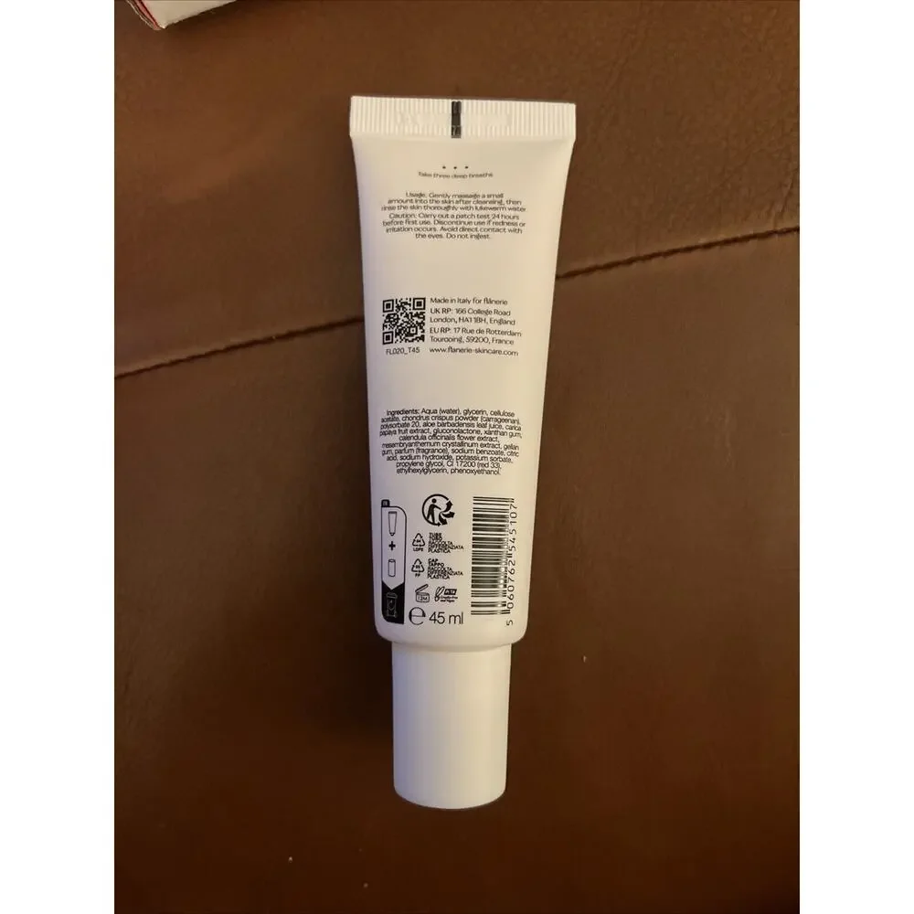 Flanerie Water Lily PHA Pore Refining Exfoliator 45 ml 1.52 oz Full Size NEW